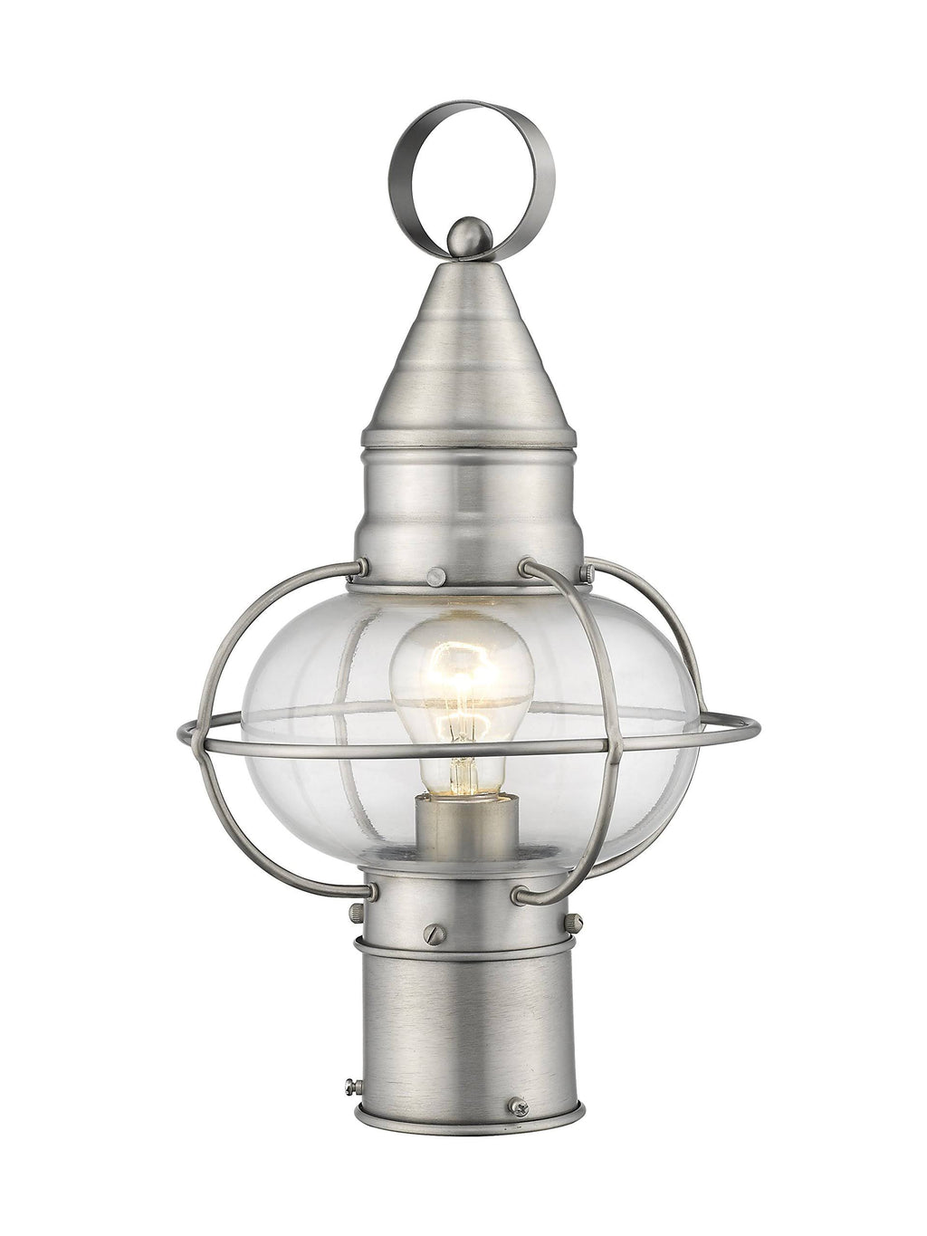 Brushed Nickel Post Lantern E683322