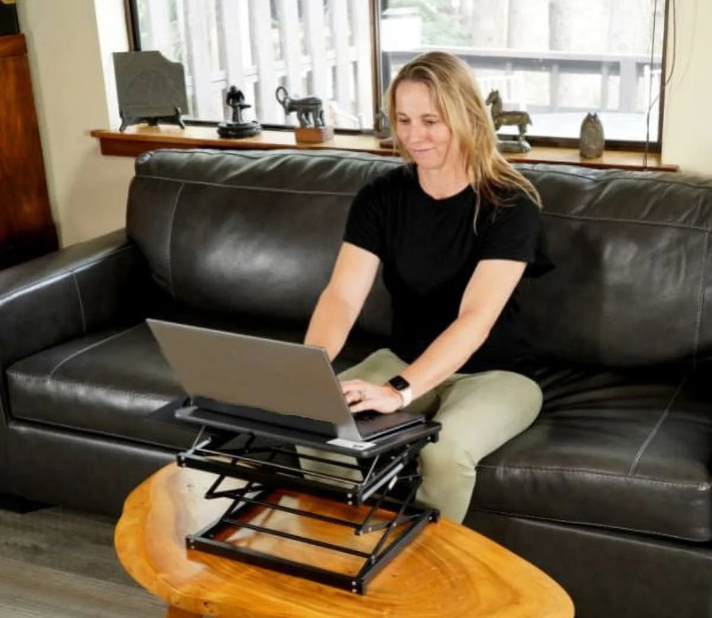 Black Compact Folding Laptop Desk or Stand with Mousepad G564726