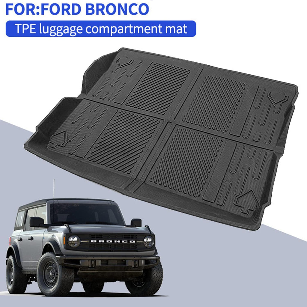 TPE All-Weather Cargo Liner Trunk Mat Pack of 2 F3027