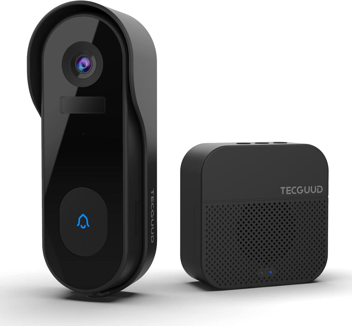 2 Pack Wireless WiFi Video Doorbell Camera with Chime Q6698