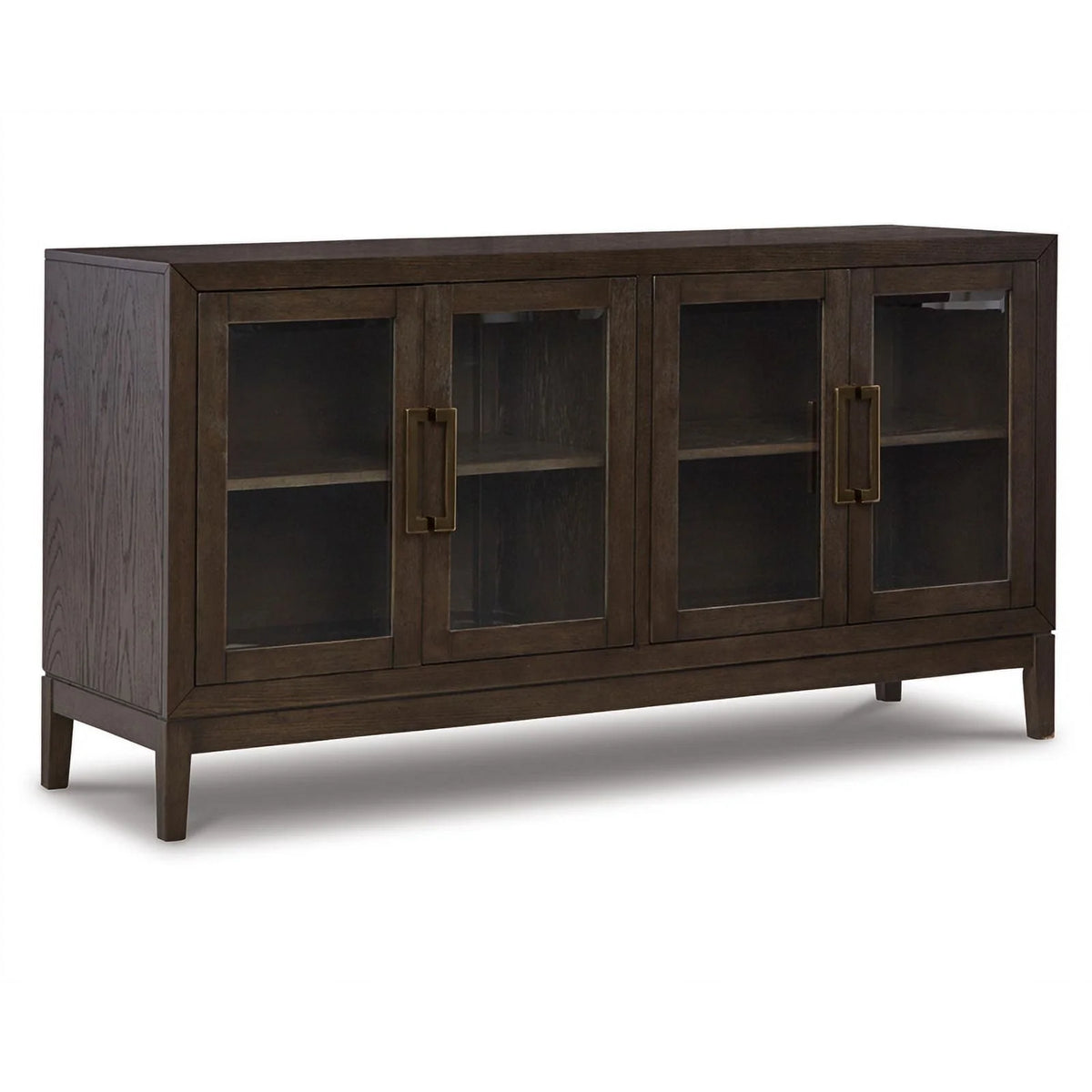 Dark Brown Wood Dining Server W5541