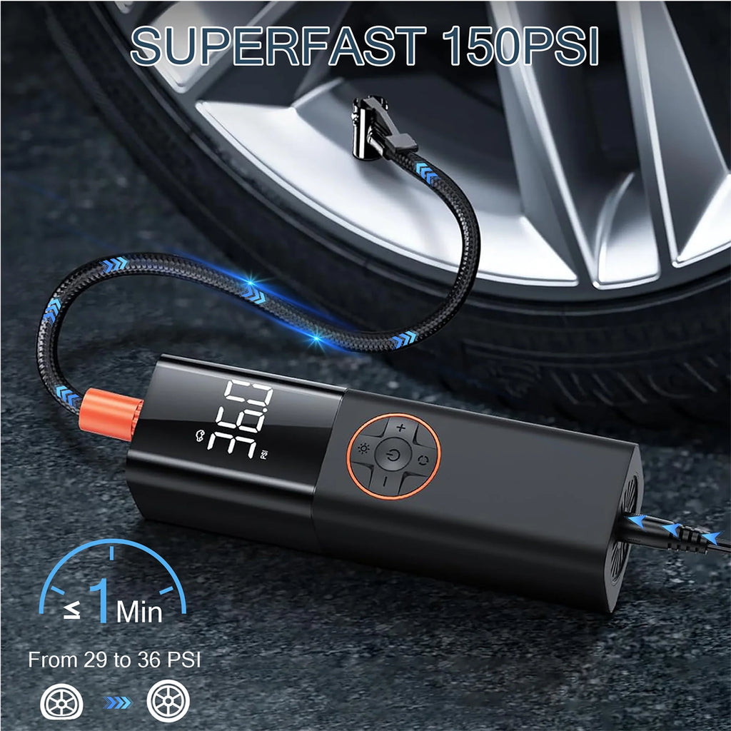 Portable Cordless 150PSI Tire Inflator C18295