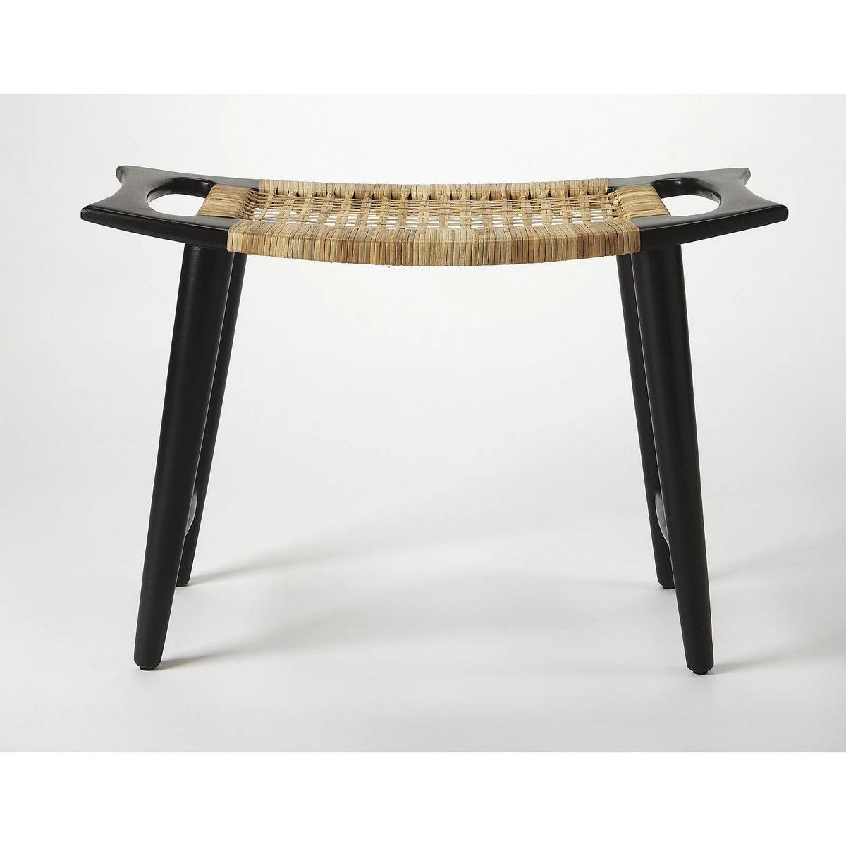 Black and Natural Foot Stool Y141298