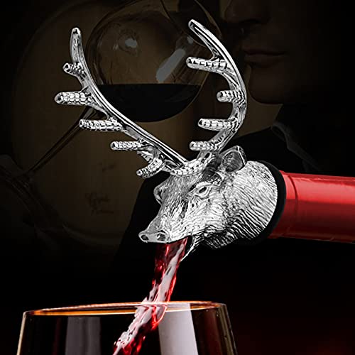 Stainless Steel Wine Aerator Pourer with Silicone Stopper Q2322