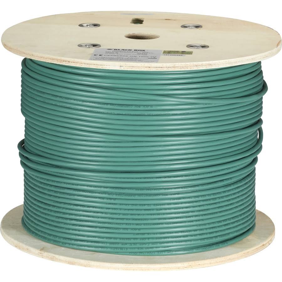 Green Cat6a Bulk Cable 1000ft T118