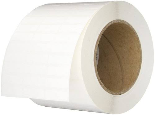 Thermal Transfer Labels 1.25 inch x .38 inch Polyester White U20372