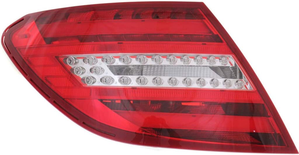 2008-2011 Mercedes-Benz C350 Tail Light Assembly Driver Side w/Bulbs P41756