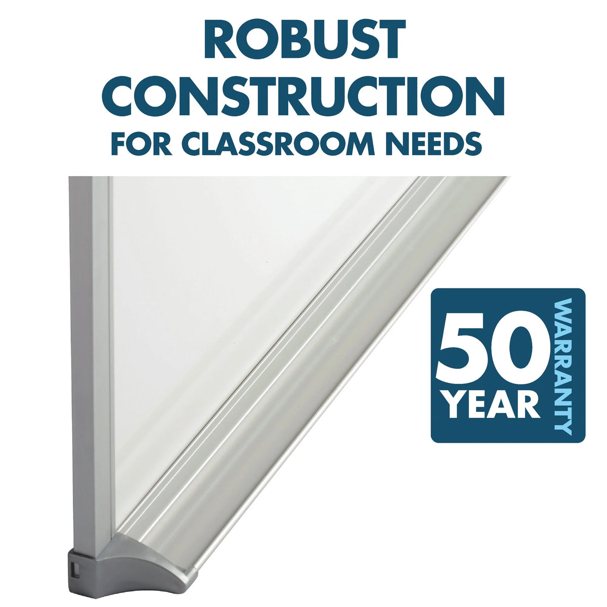 Porcelain Whiteboard 96 x 48 Magnetic Aluminum Frame H724