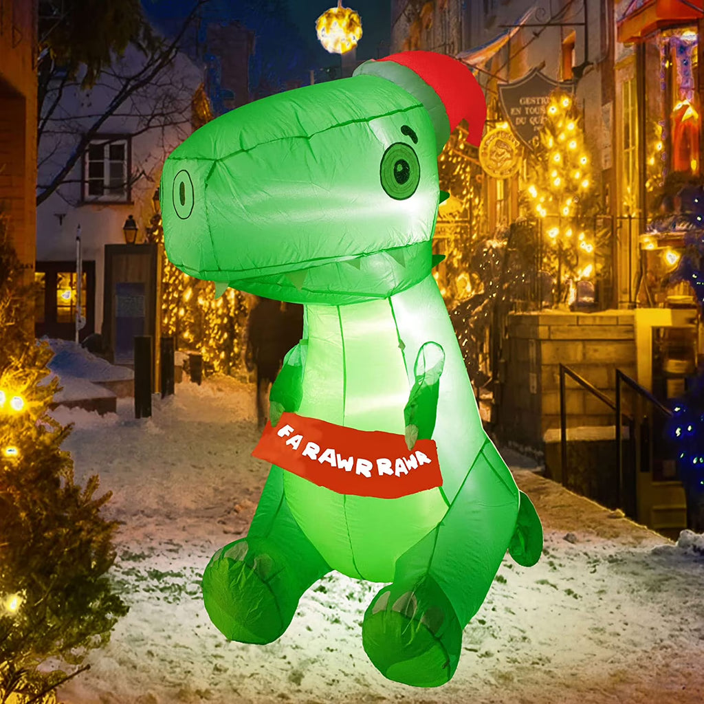Outdoor Dinosaur Christmas Yard Inflatable G232