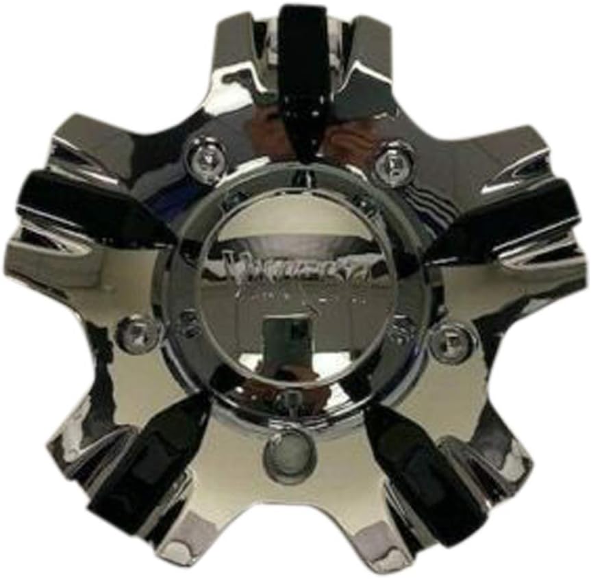 Chrome and Black Wheel Center Cap M708