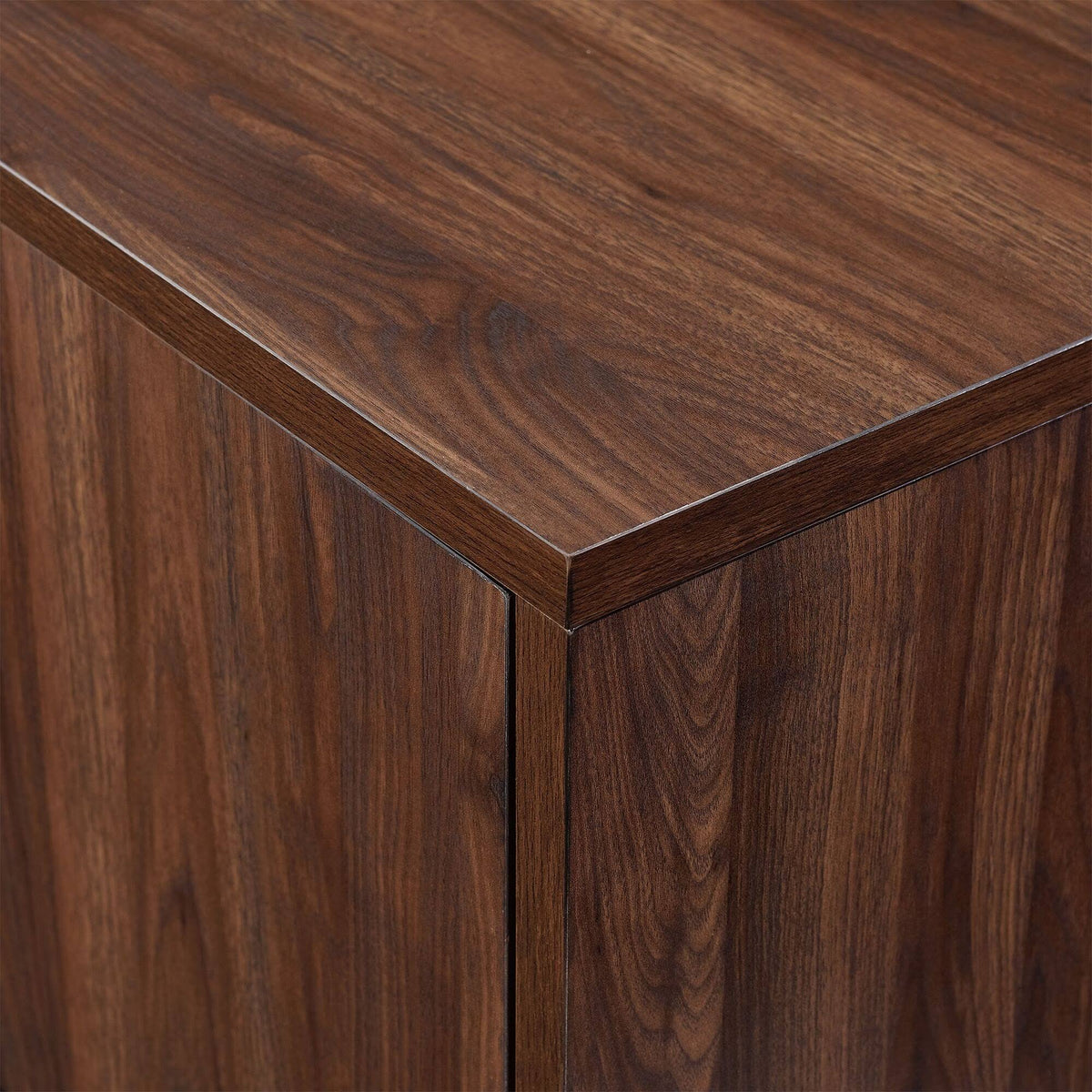 Mid-Century TV Console - Dark Walnut U8127