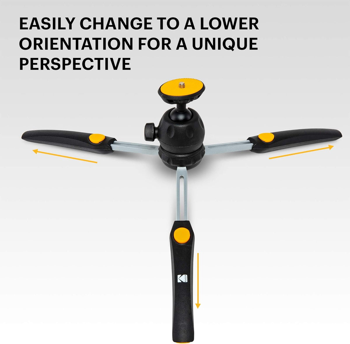 Mini Adjustable Tripod with Remote, 360° Ball Head, Compact Tabletop Tripod, Selfie Stick, 5-Position Legs, Rubber Feet, Smartphone & Action Camera Adapters, Pack of 2 W427