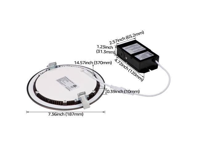 13.5W 6x22 Dimmable Slim LED Recessed Light, 2700K Soft White, 850lm Z22958
