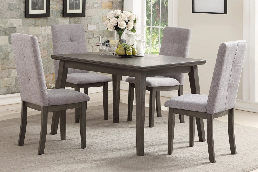 Gray Veneer Wood Dining Table Q304
