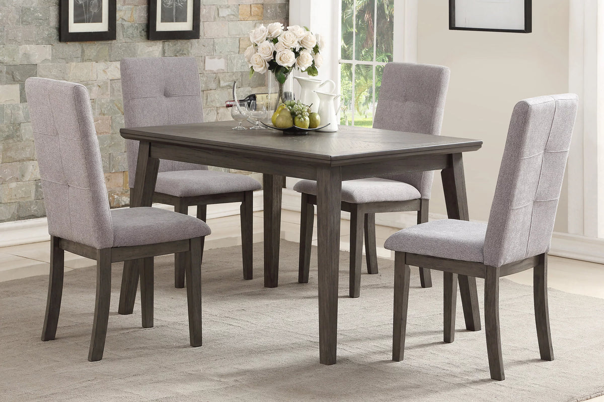 Gray Veneer Wood Dining Table Q304