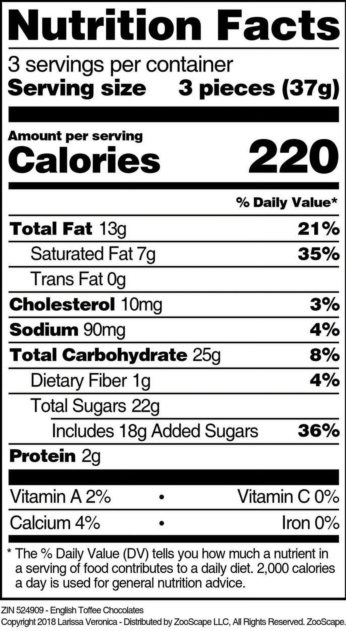 English Toffee Chocolates 4 oz 2-Pack B41860