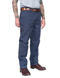 Navy Blue Slim Straight Work Pant M520