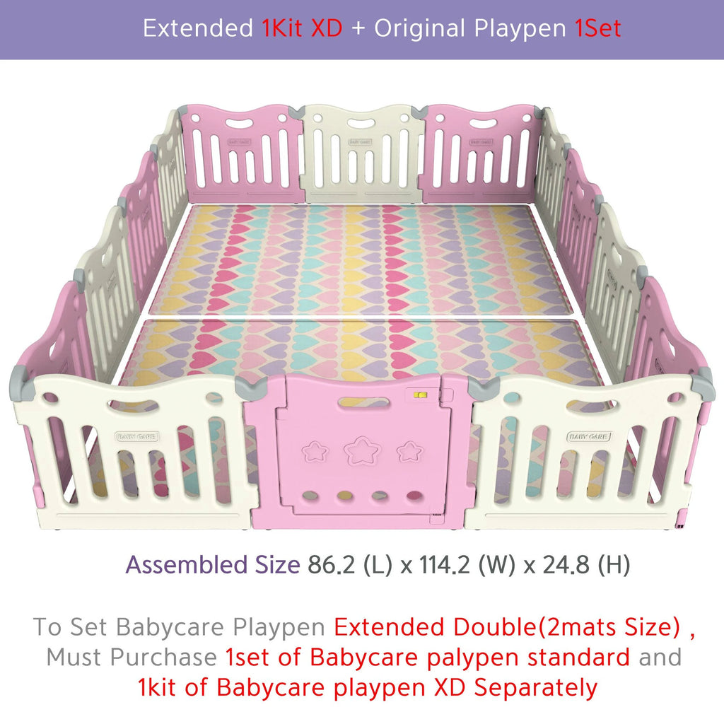 Pink 25-inch Playpen Gate Extension Kit R798628
