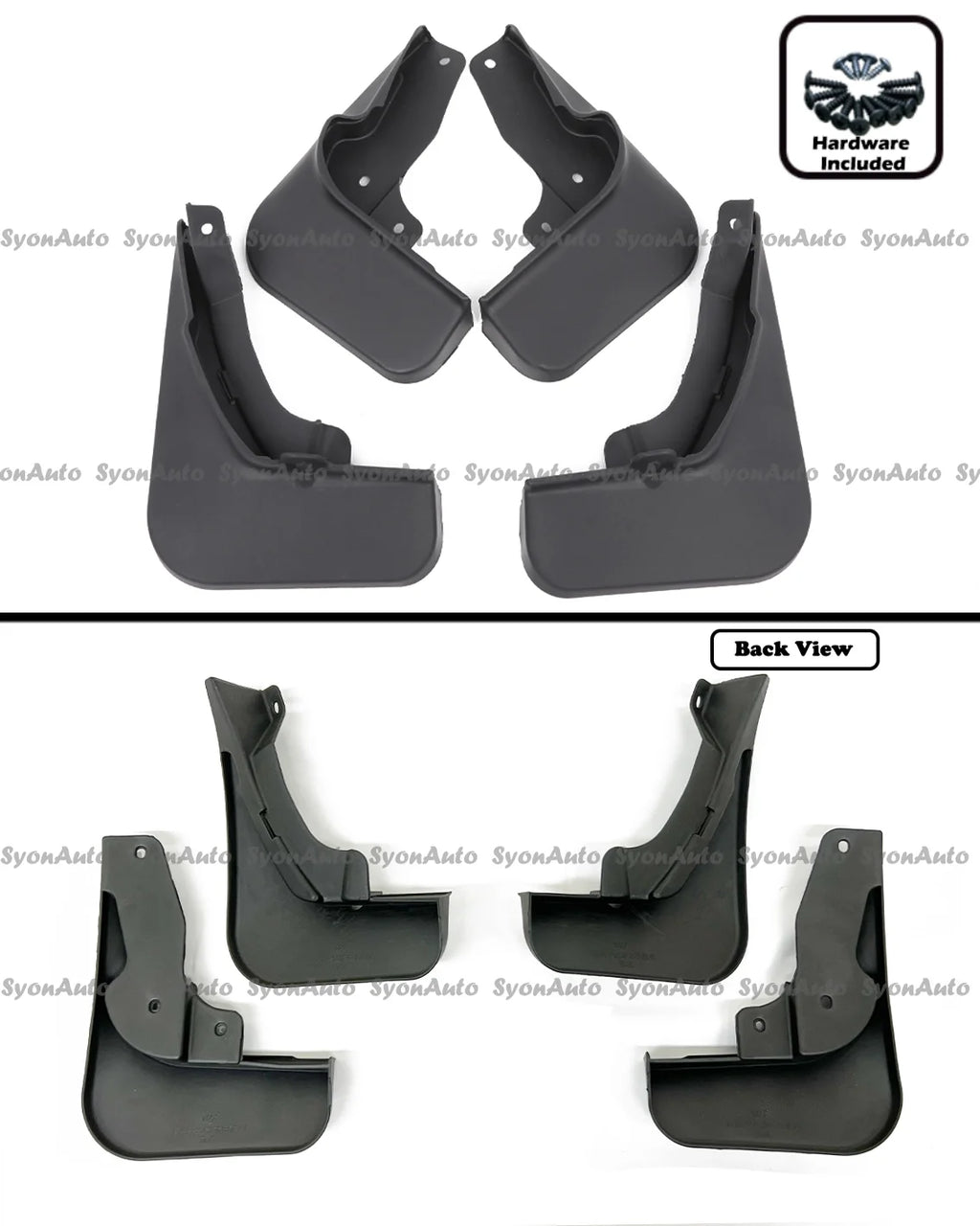 Mud Flaps Splash Guards Set of 4 V692