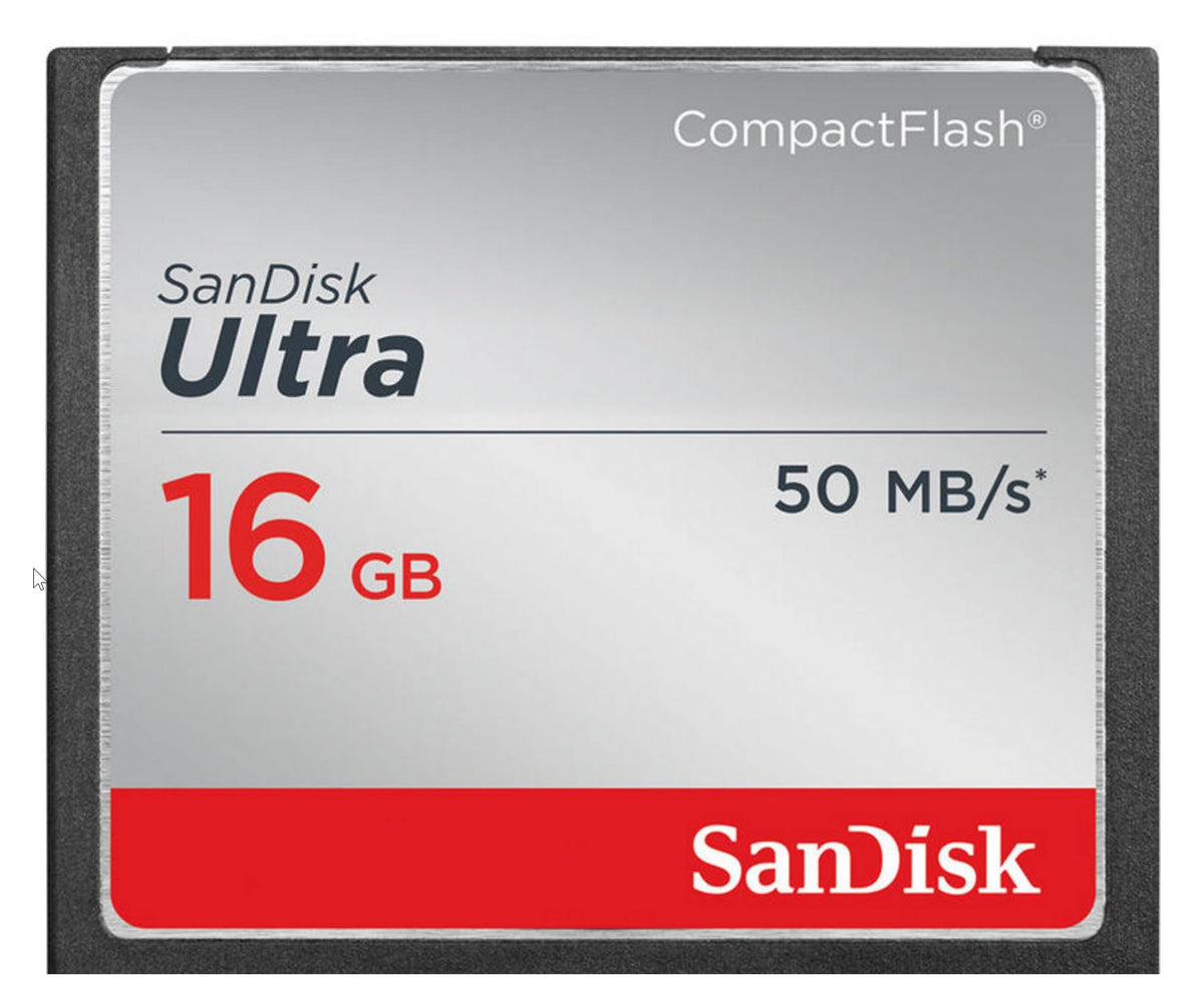 16GB CompactFlash Memory Card A918