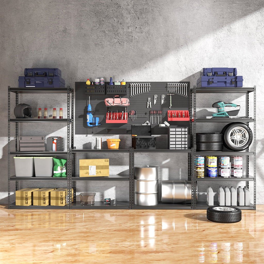 5 Tier Adjustable Heavy Duty Metal Storage Shelves M224598
