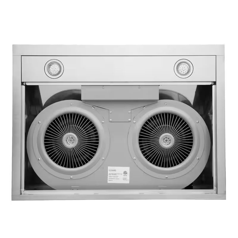 30 in. 500 CFM Ducted Under Cabinet Range Hood in Stainless Steel L772855