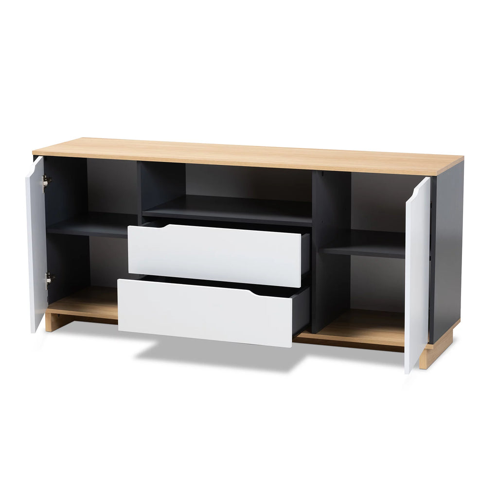 Multicolor 2-Door Wood Sideboard S978745