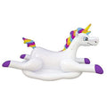 Rainbow Unicorn Inflatable Pool Float W5618