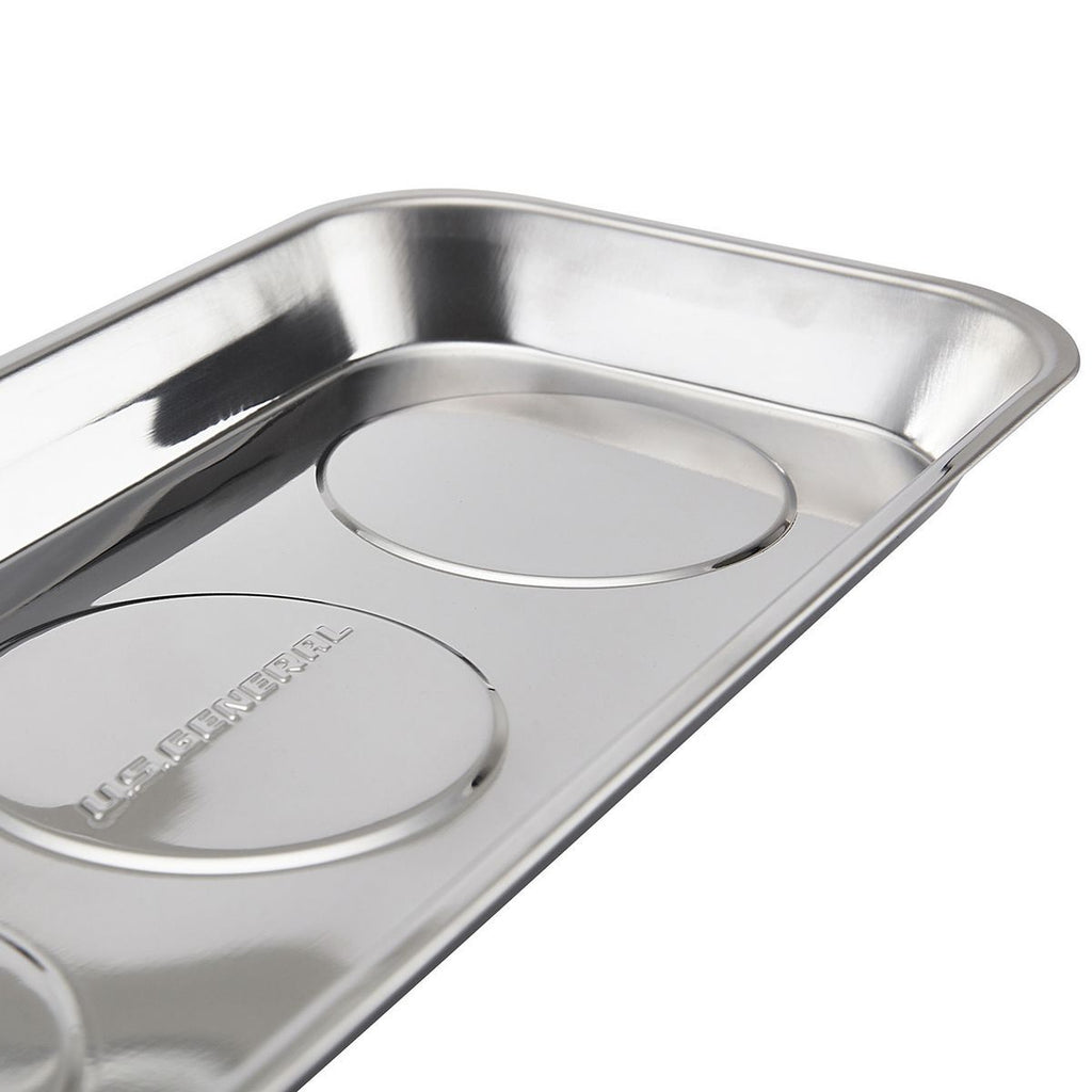 14-1/8 in. x 6-1/4 in. Magnetic Stainless Steel Parts Tray S15707