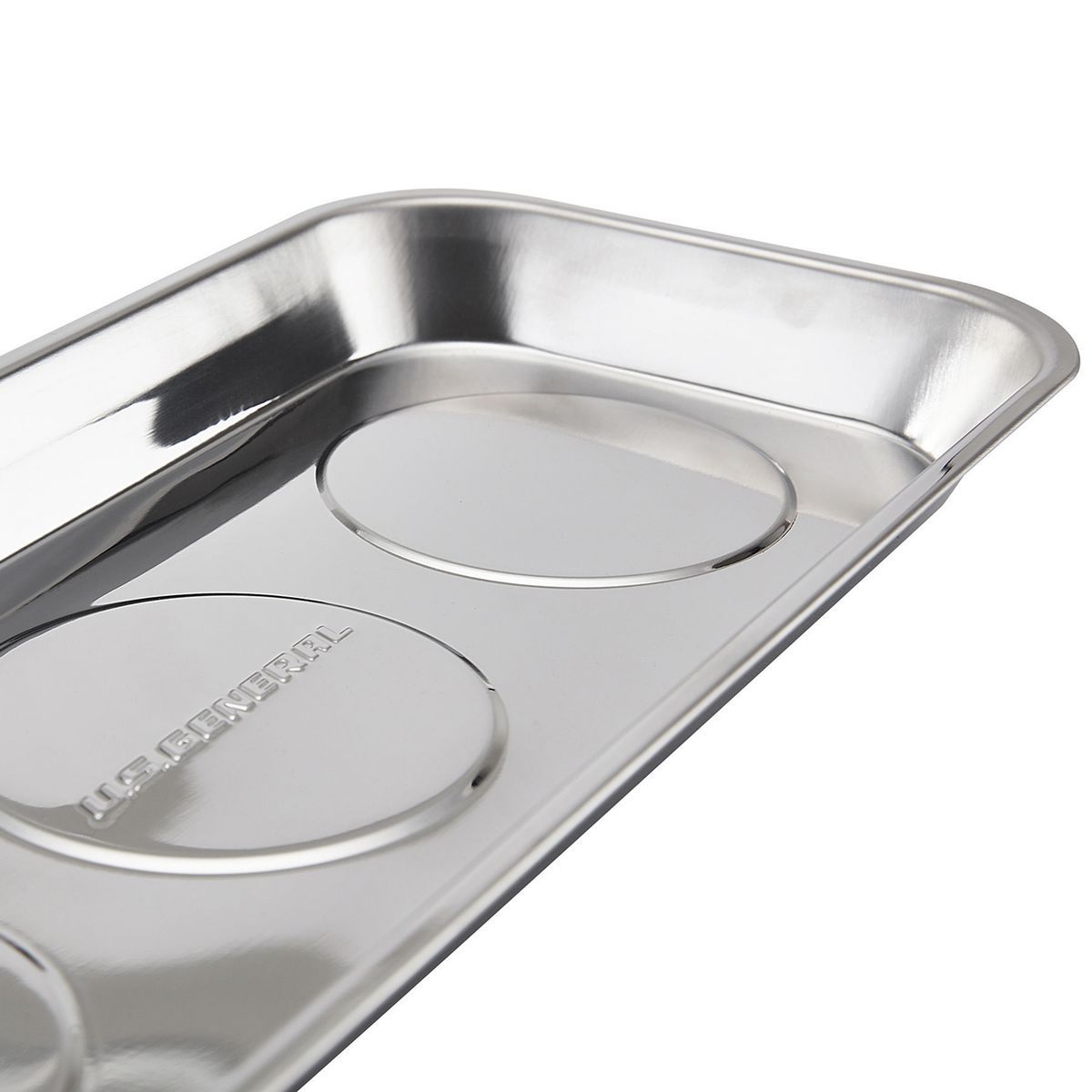 14-1/8 in. x 6-1/4 in. Magnetic Stainless Steel Parts Tray S15707