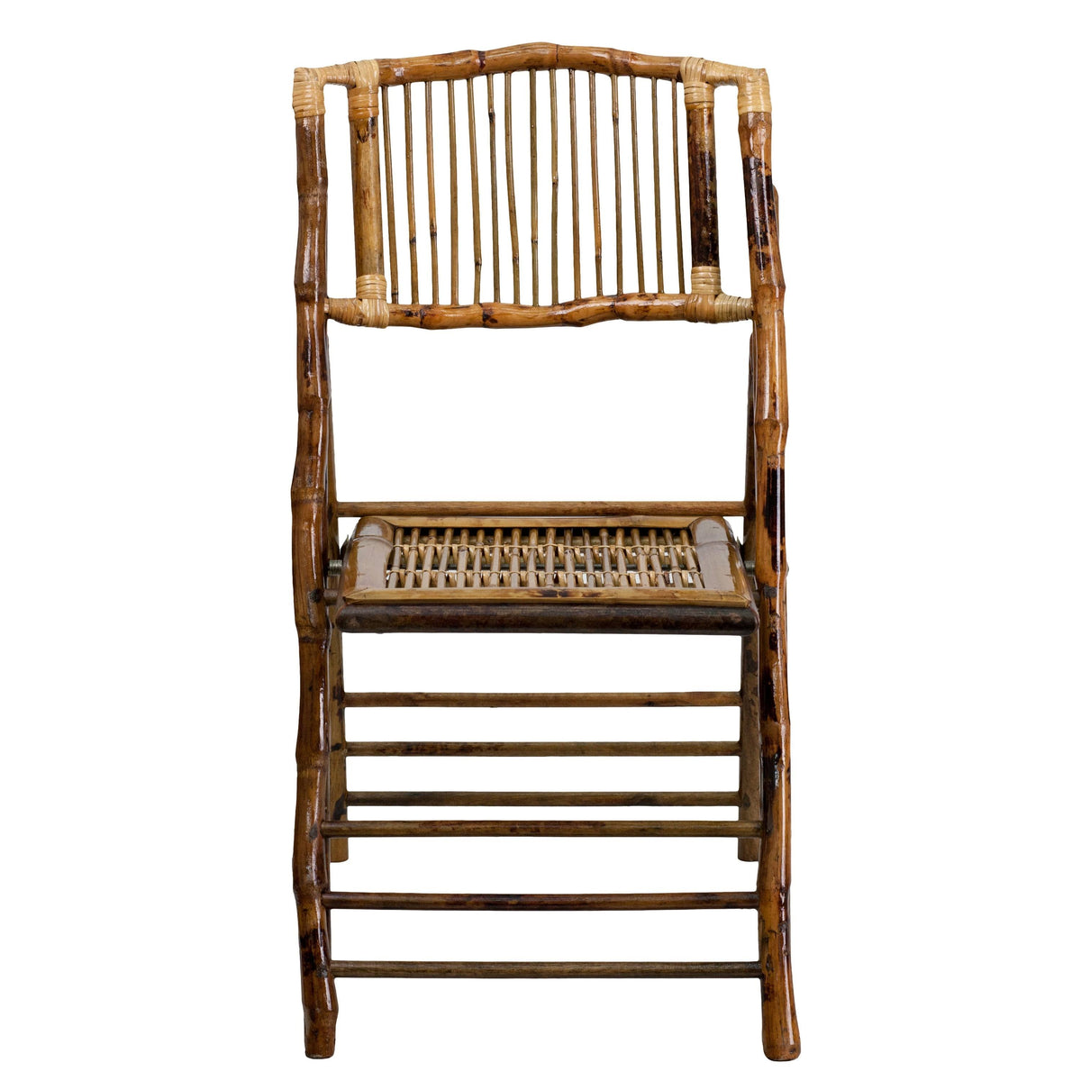 2 Pk Bamboo Wood Folding Chair G656