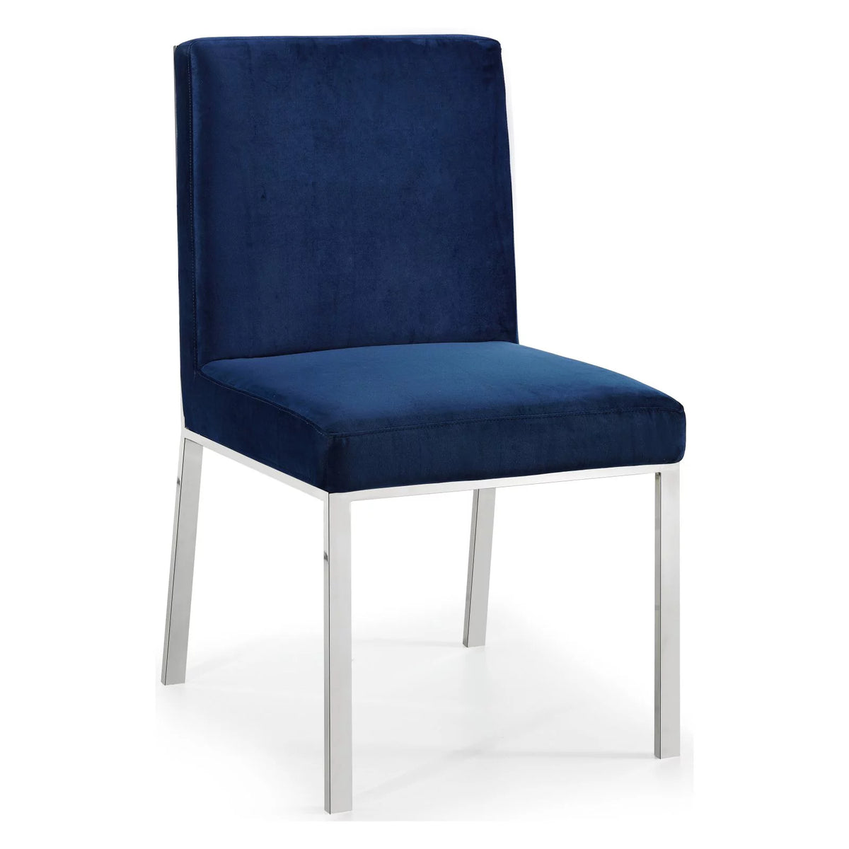Black Velvet Dining Chair Set of 2 H1494