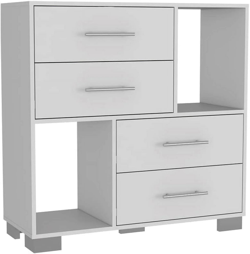 White Engineered Wood Dresser L28678