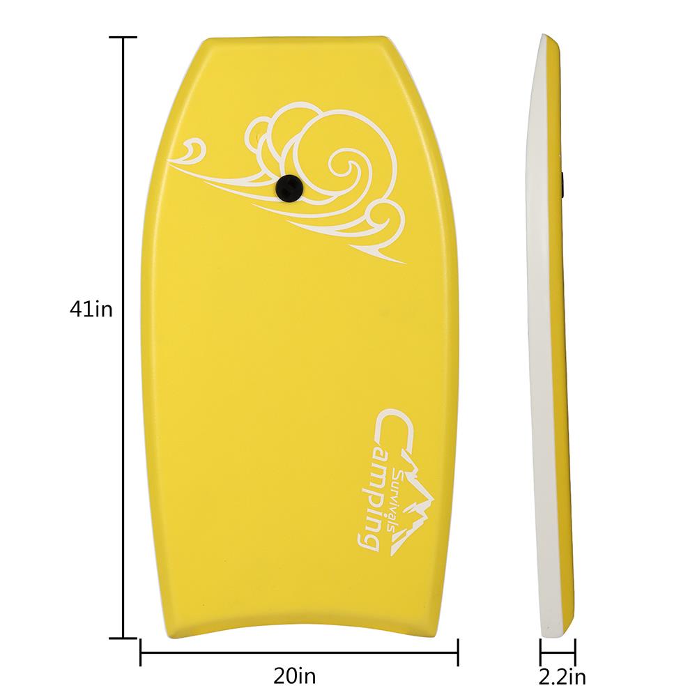 Yellow 41 inch Bodyboard I33750
