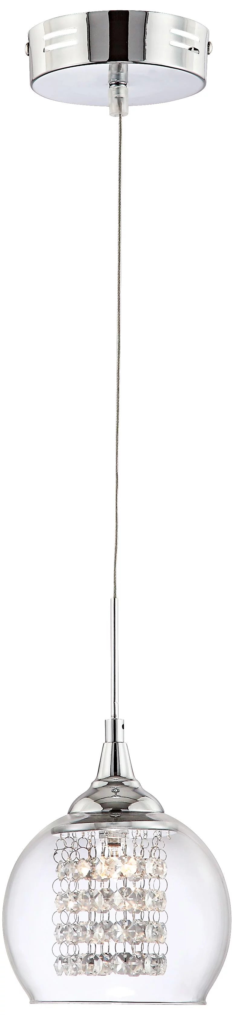 Chrome Mini Pendant with Clear Glass Shade N378520