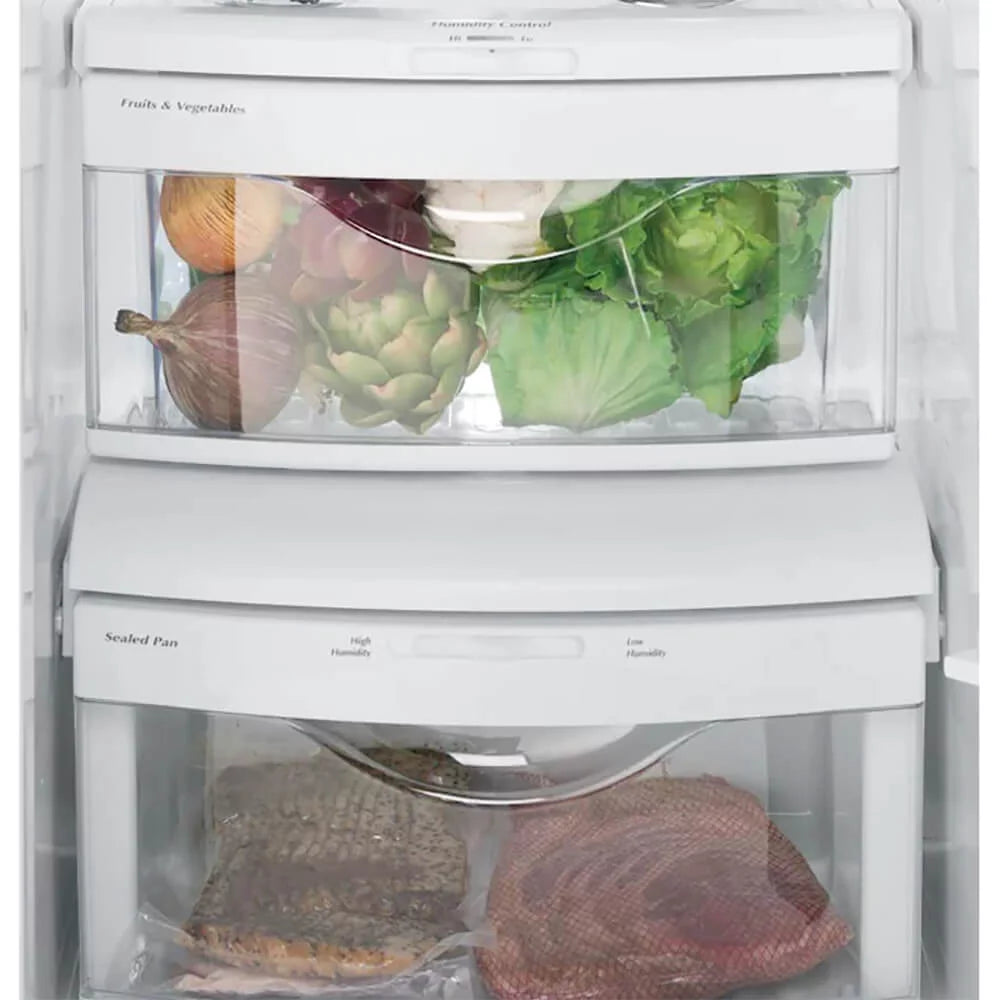 25.3 Cu. Ft. Slate Side-By-Side Refrigerator with Ice Maker H729