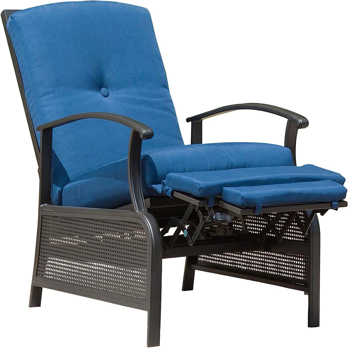 Adjustable Outdoor Recliner Chair with Removable Cushions B54204