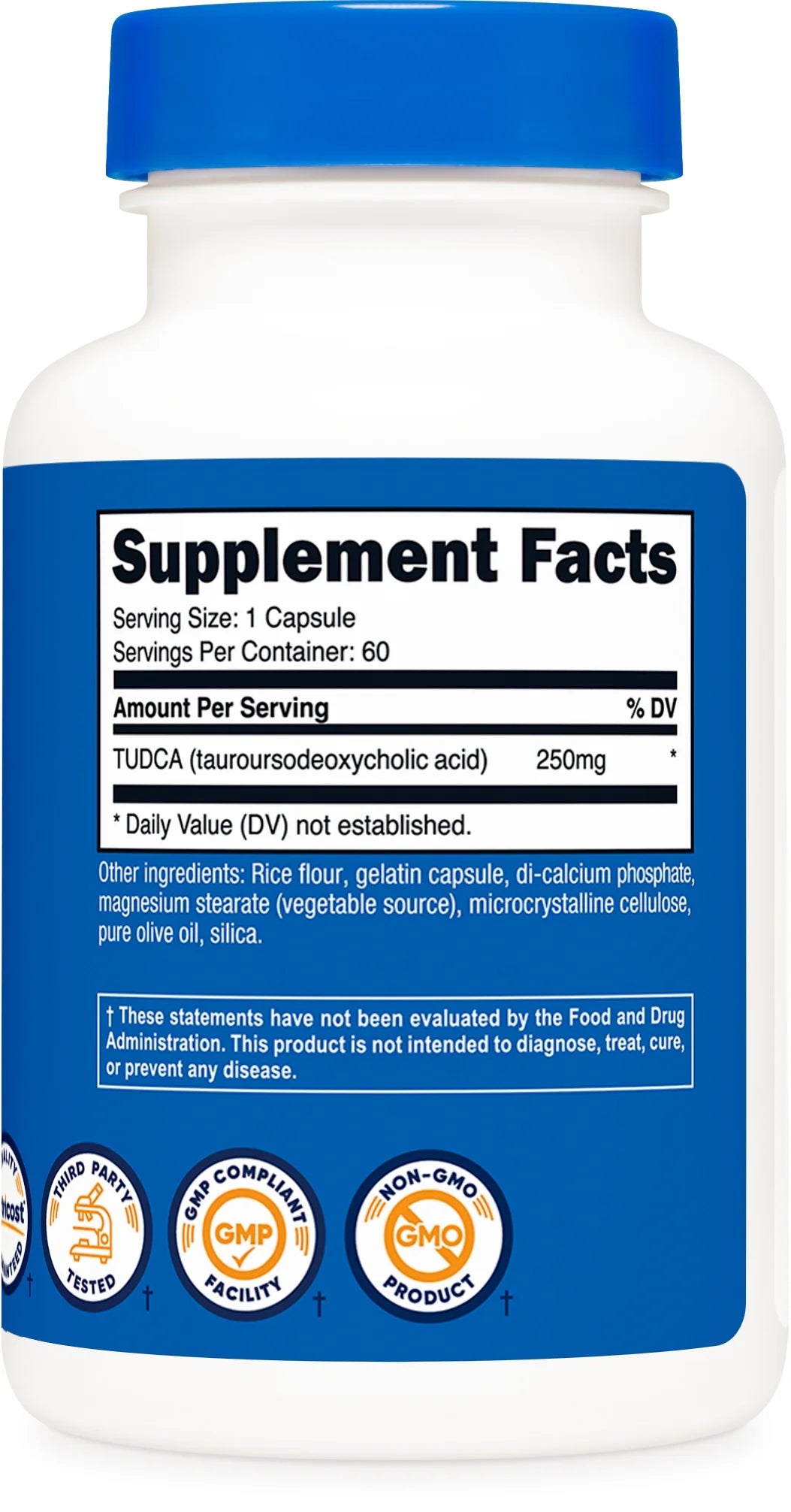 250mg 60 Capsules Tudca Supplement Z316