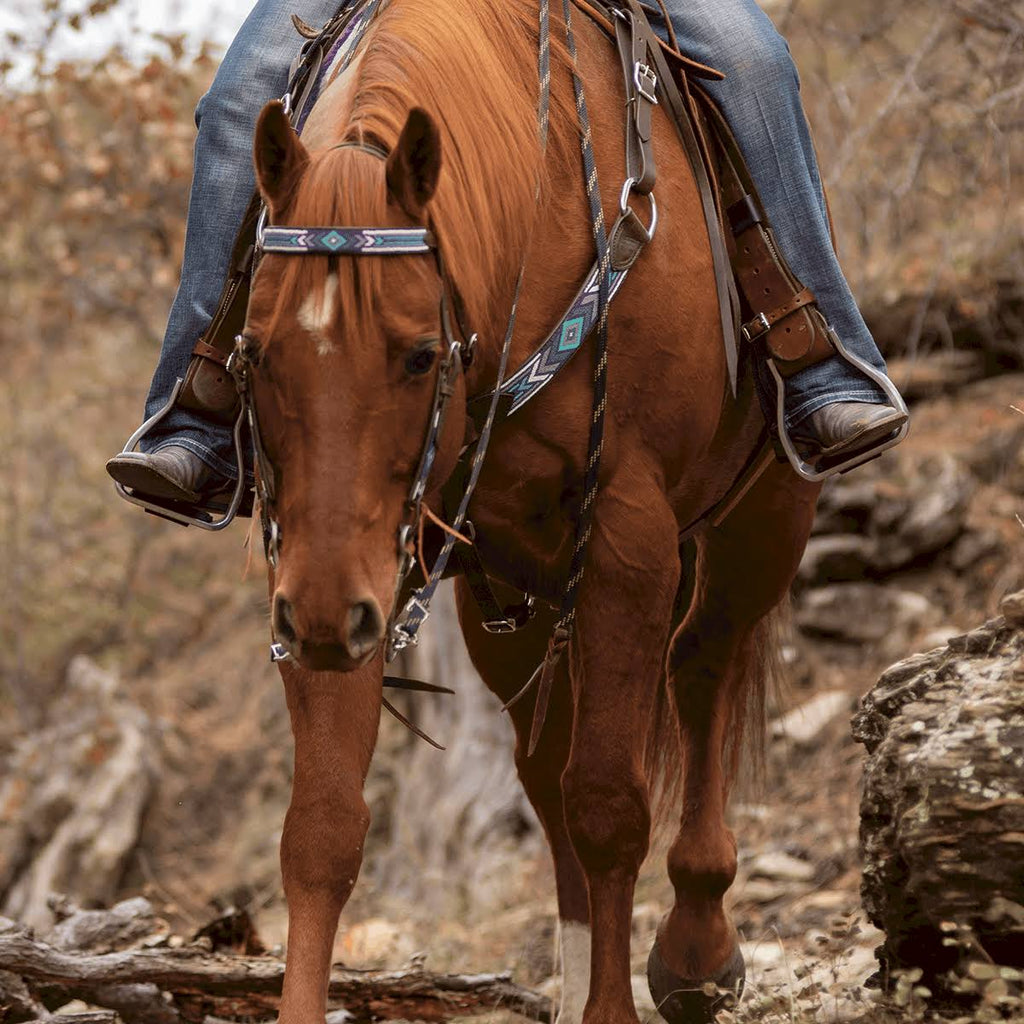 Beaded Browband Headstall I748