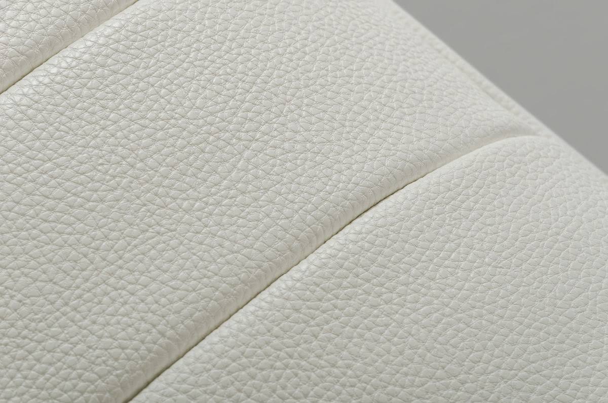 White Eco-Leather Accent Chair J269