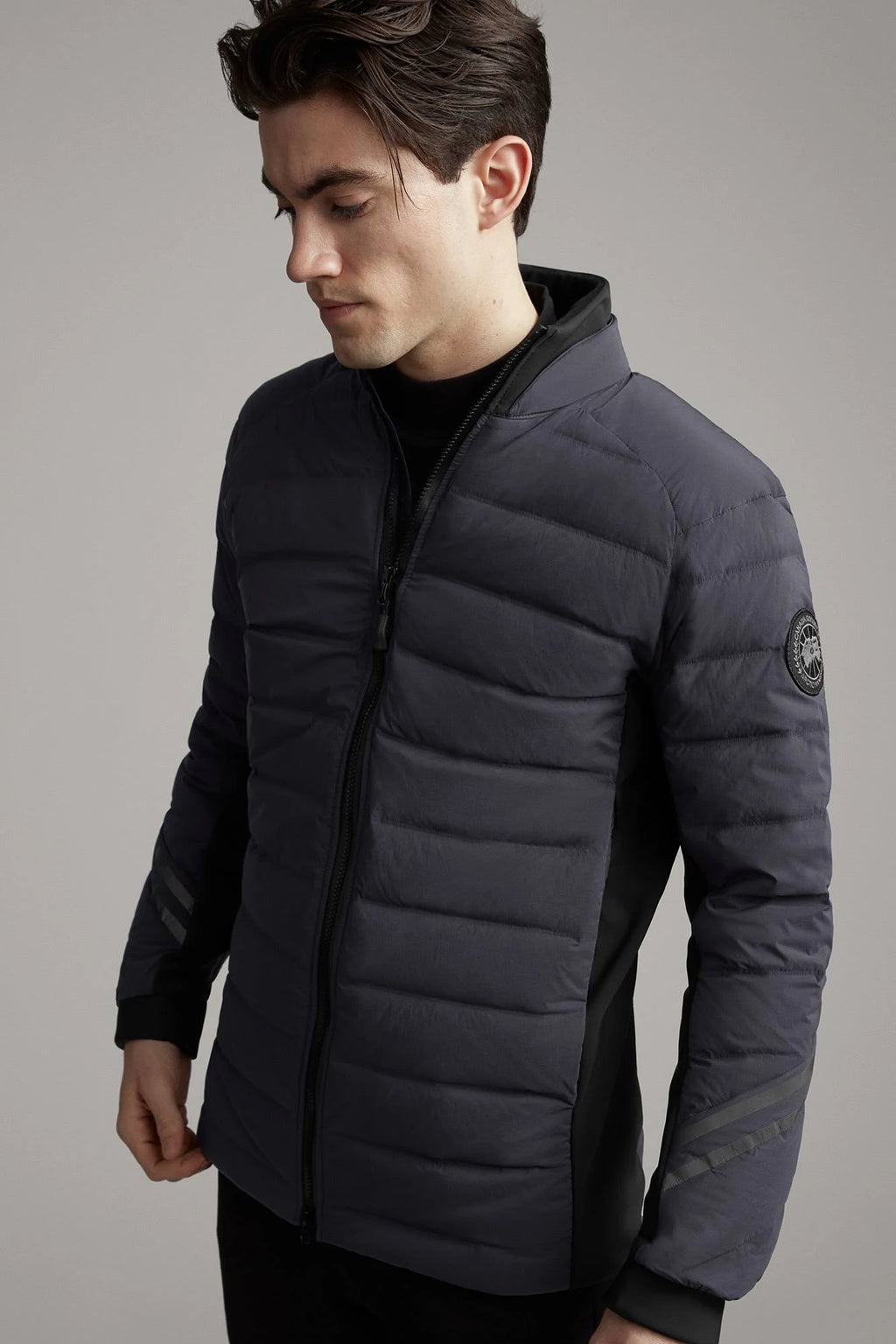 Navy Down Bomber Jacket Z16040
