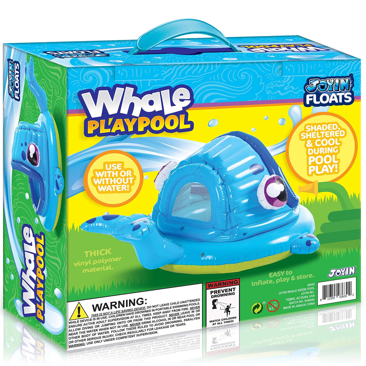 Whale Baby Pool Shade Beach Tent Kiddie Pool Play Tent H810