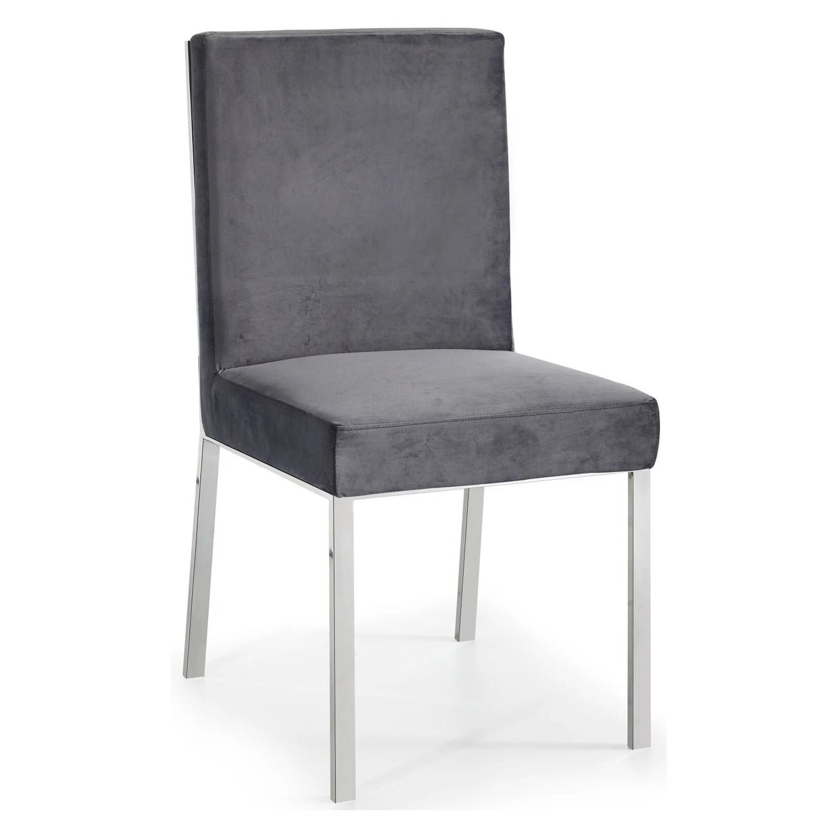 Black Velvet Dining Chair Set of 2 H1494