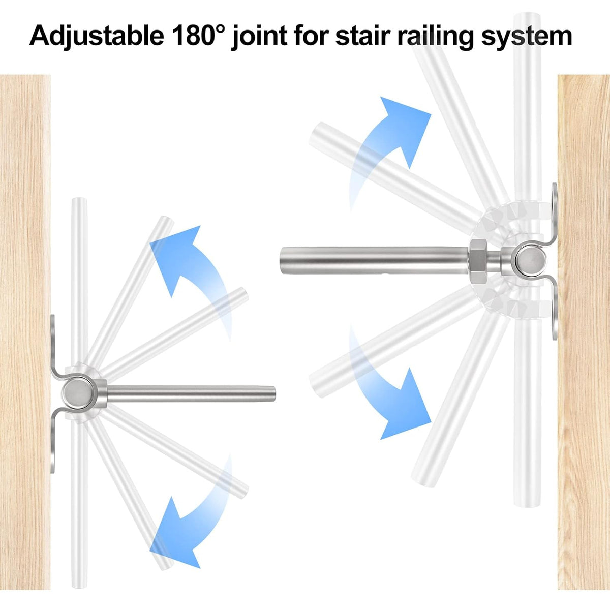 10 Set Stainless Steel Cable Railing Hardware Kit X298