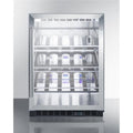 Undercounter wine cellar with champagne shelving P183