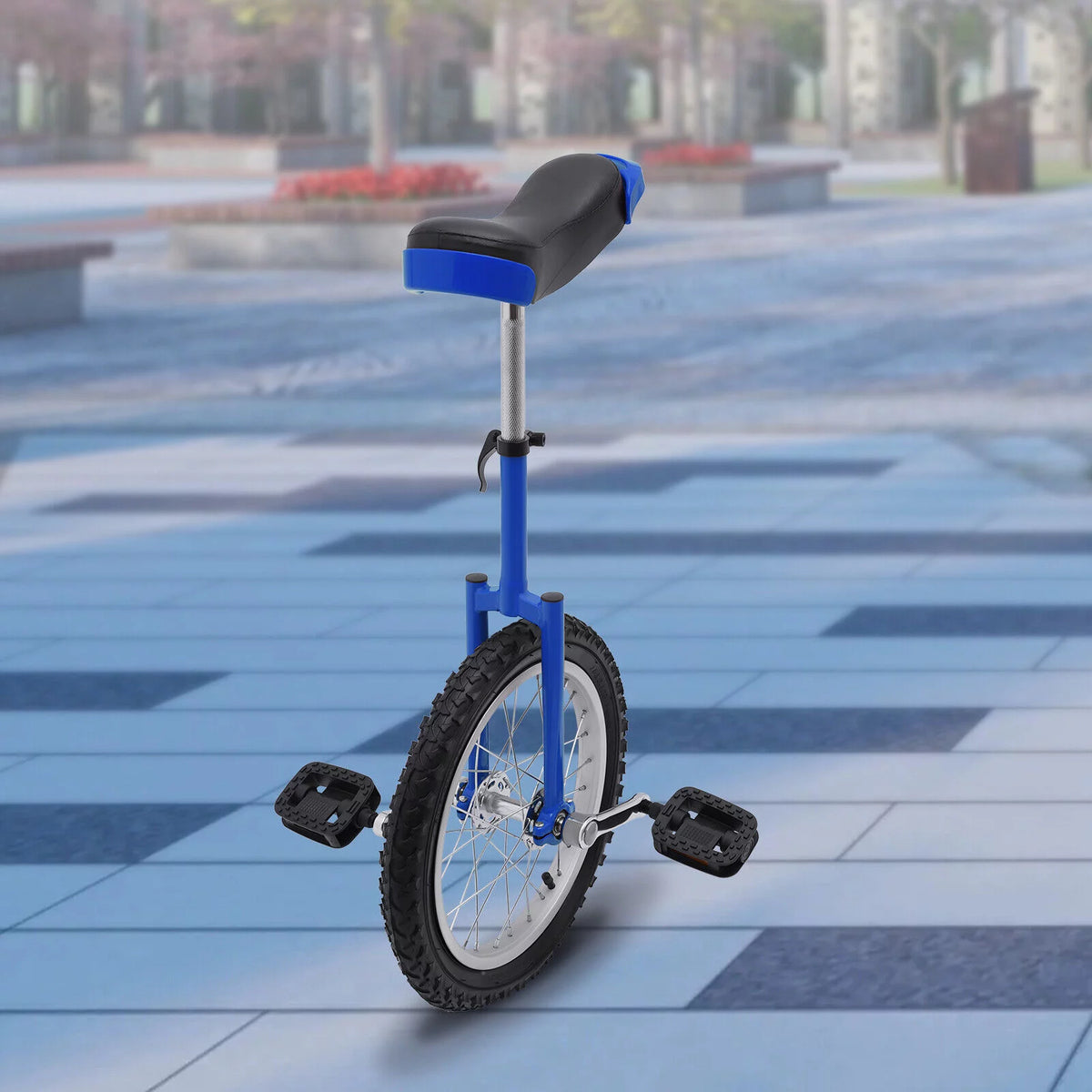 16 Wheel Unicycle with Steel Rim Adjustable Height R584374
