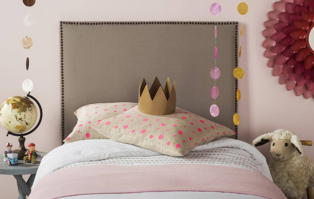 Taupe Headboard-Full V57106