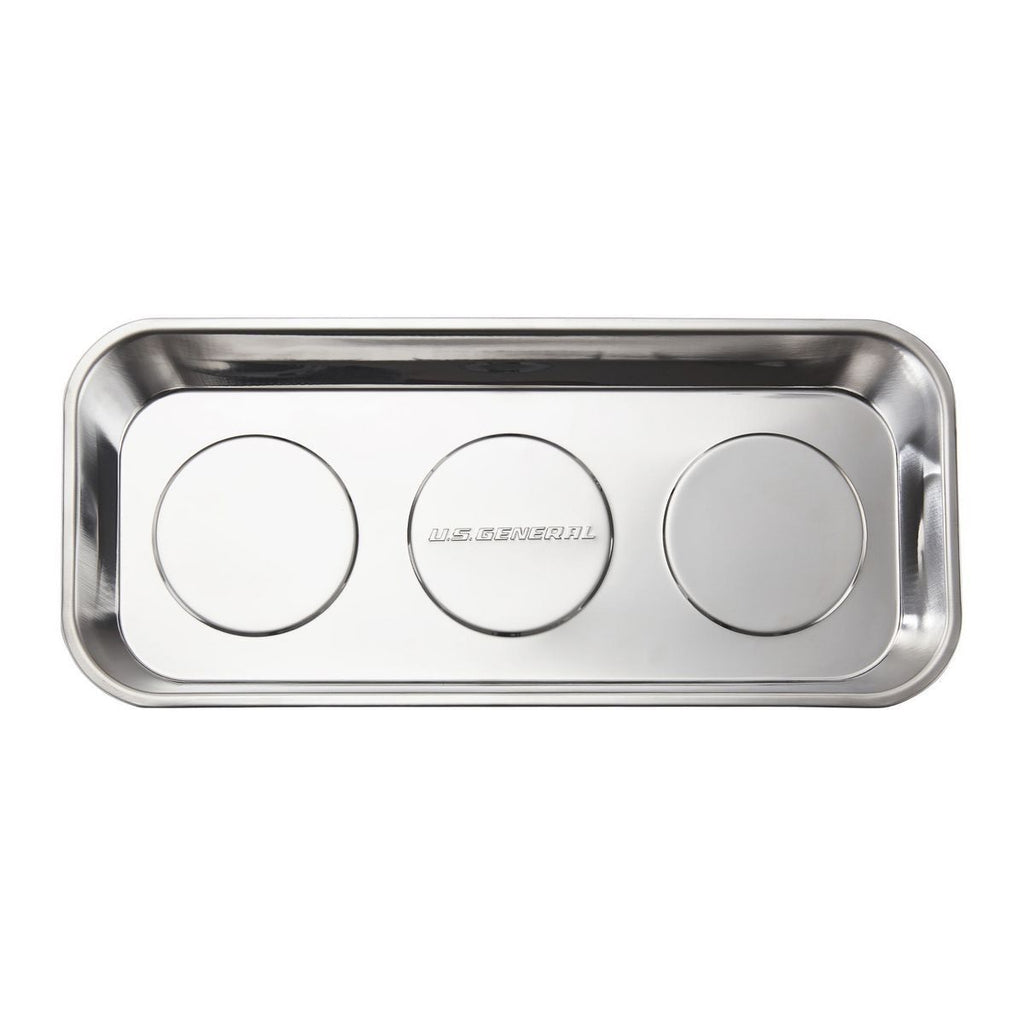 14-1/8 in. x 6-1/4 in. Magnetic Stainless Steel Parts Tray S15707