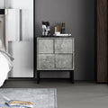 Gray 2 Drawer Wooden Storage Cabinet M6669