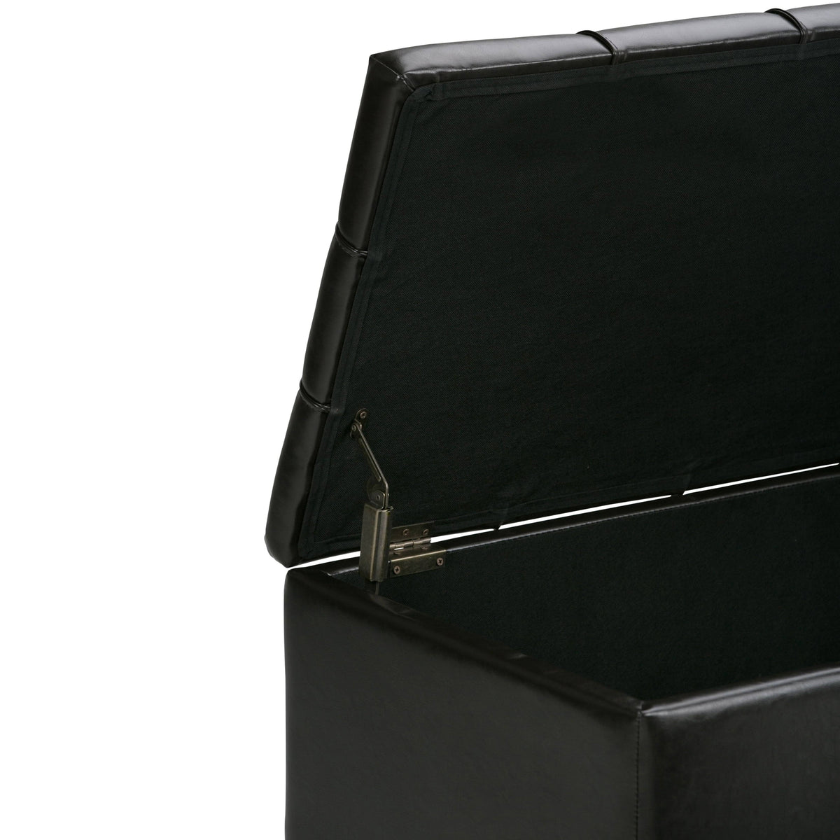 Slate Grey Rectangle Storage Ottoman K911